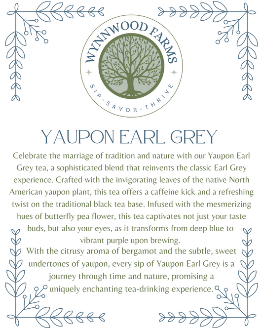 Yaupon Earl Grey - Caffeinated