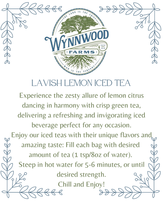 Lavish Lemon - Moderate level of caffeine