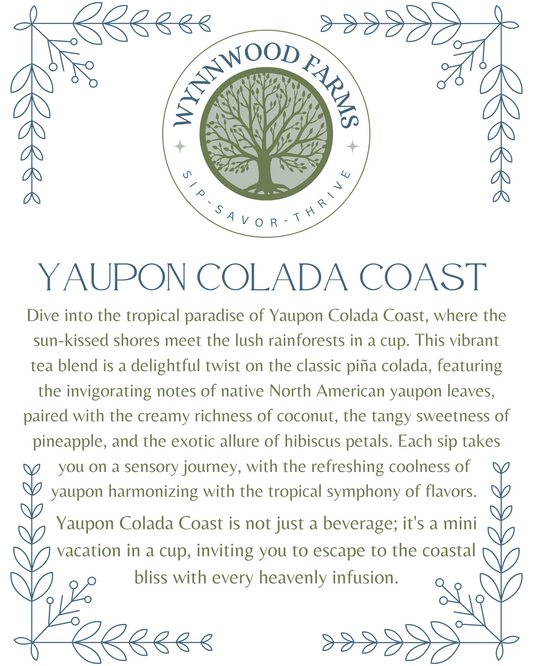 Yaupon Colada Coast - Caffeinated