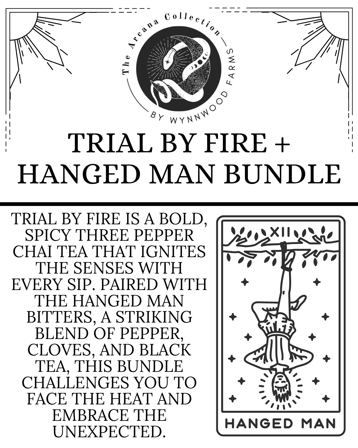 Trial By Fire + Hanged Man Bitters Bundle