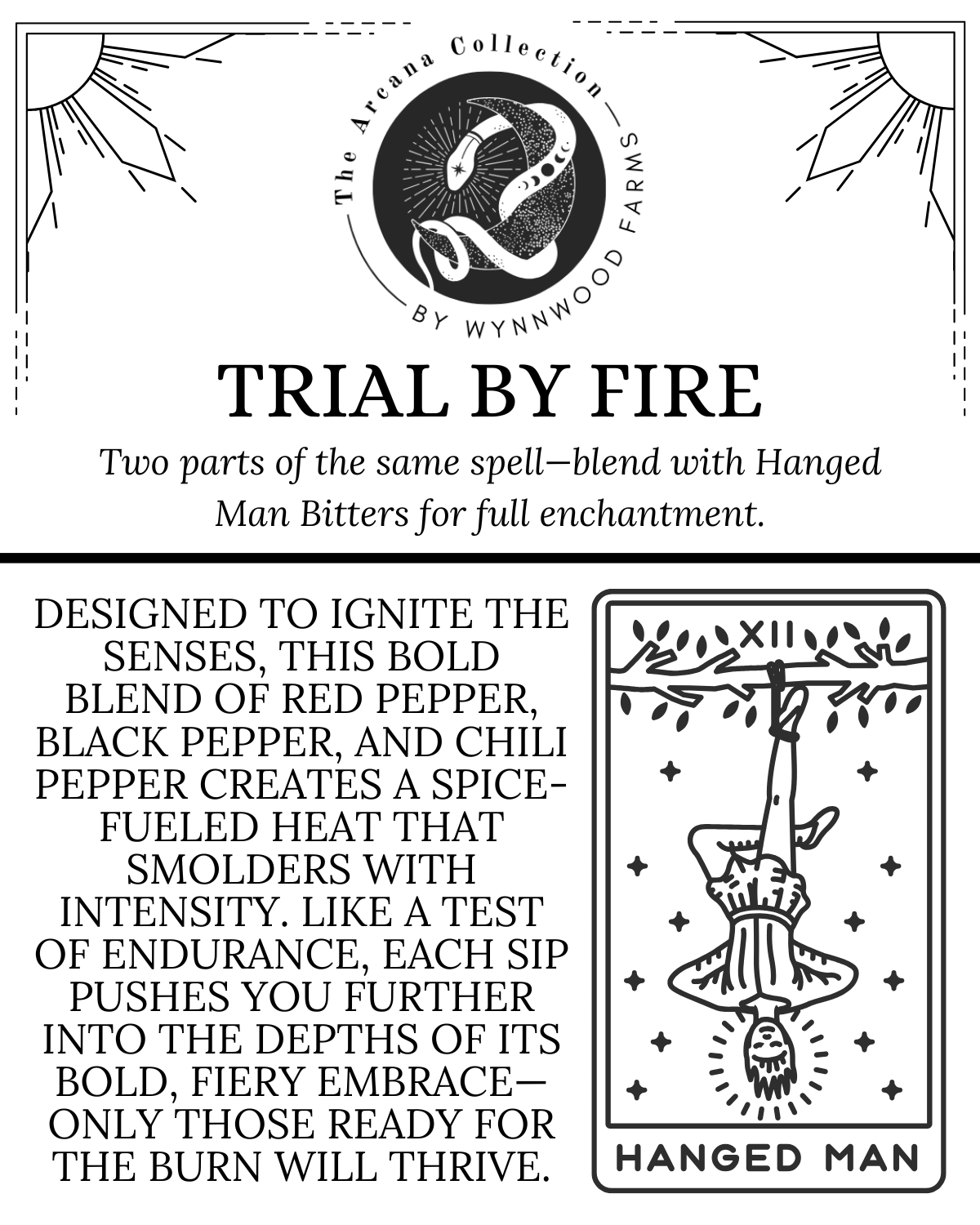 Trial By Fire + Hanged Man Bitters Bundle