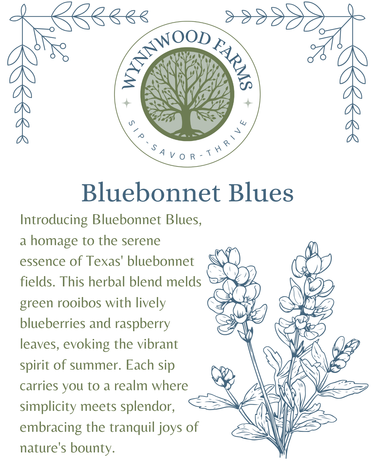 Bluebonnet Blues - Herbal